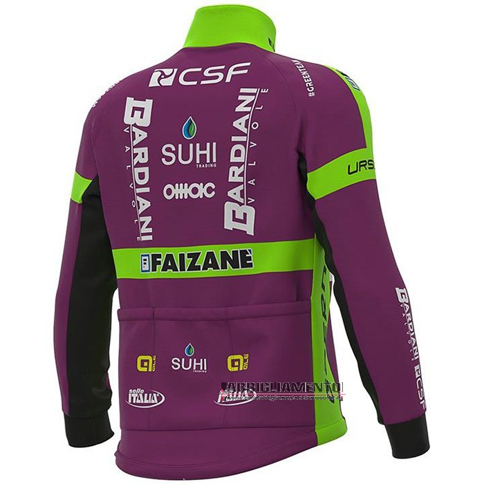 Abbigliamento Bardiani Csf 2020 Manica Lunga e Calzamaglia Con Bretelle Viola Verde - Clicca l'immagine per chiudere